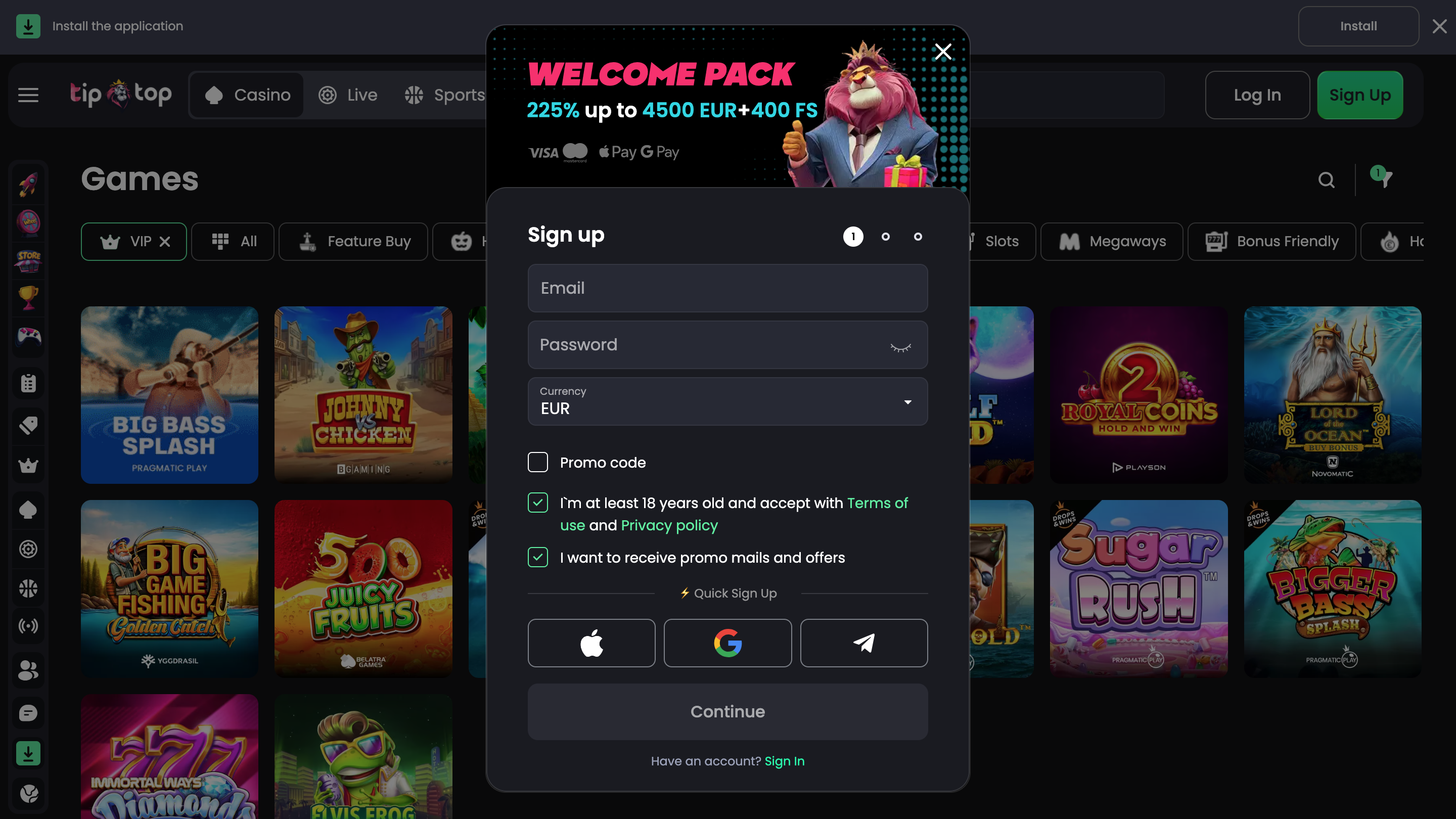 Tip-Top Casino 6