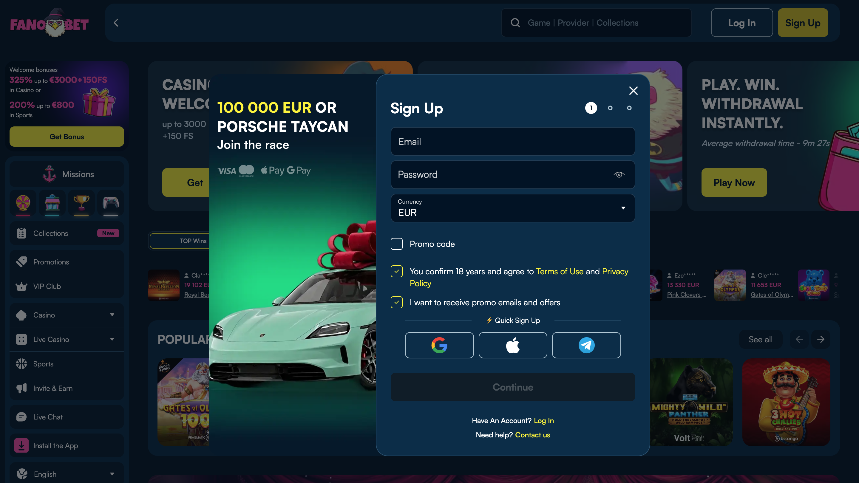FanoBet 3